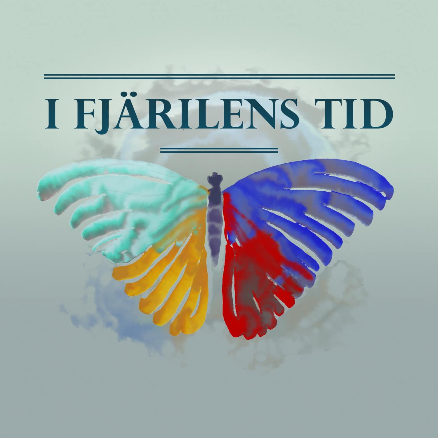 Tecknad fjäril